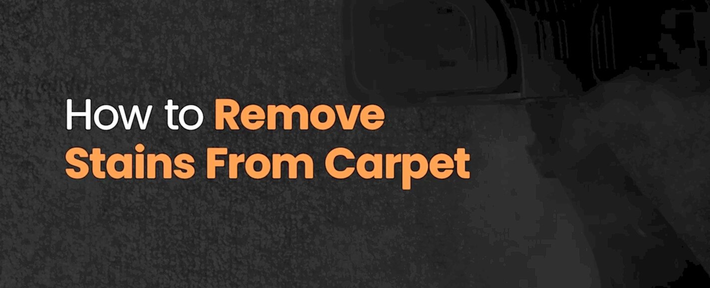 how to remove stains from carpets